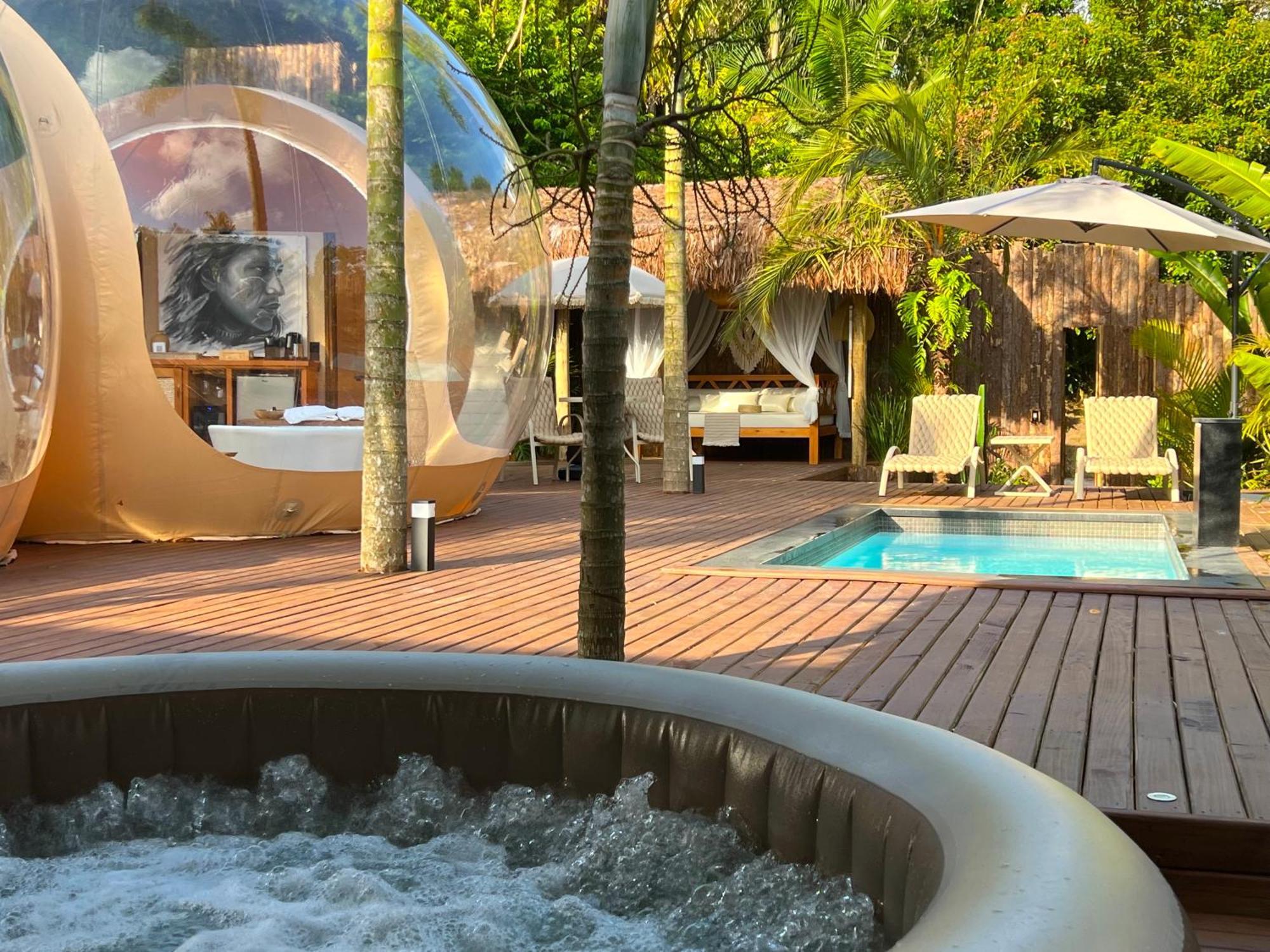 Zion Bubble Glamping Hotel ฟลอเรียนอโปลิส ภายนอก รูปภาพ