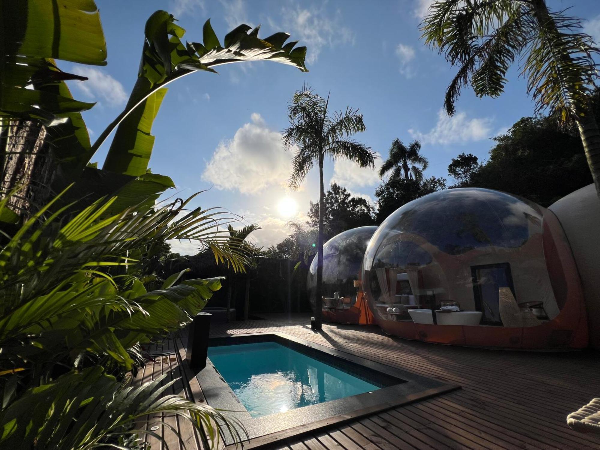 Zion Bubble Glamping Hotel ฟลอเรียนอโปลิส ภายนอก รูปภาพ