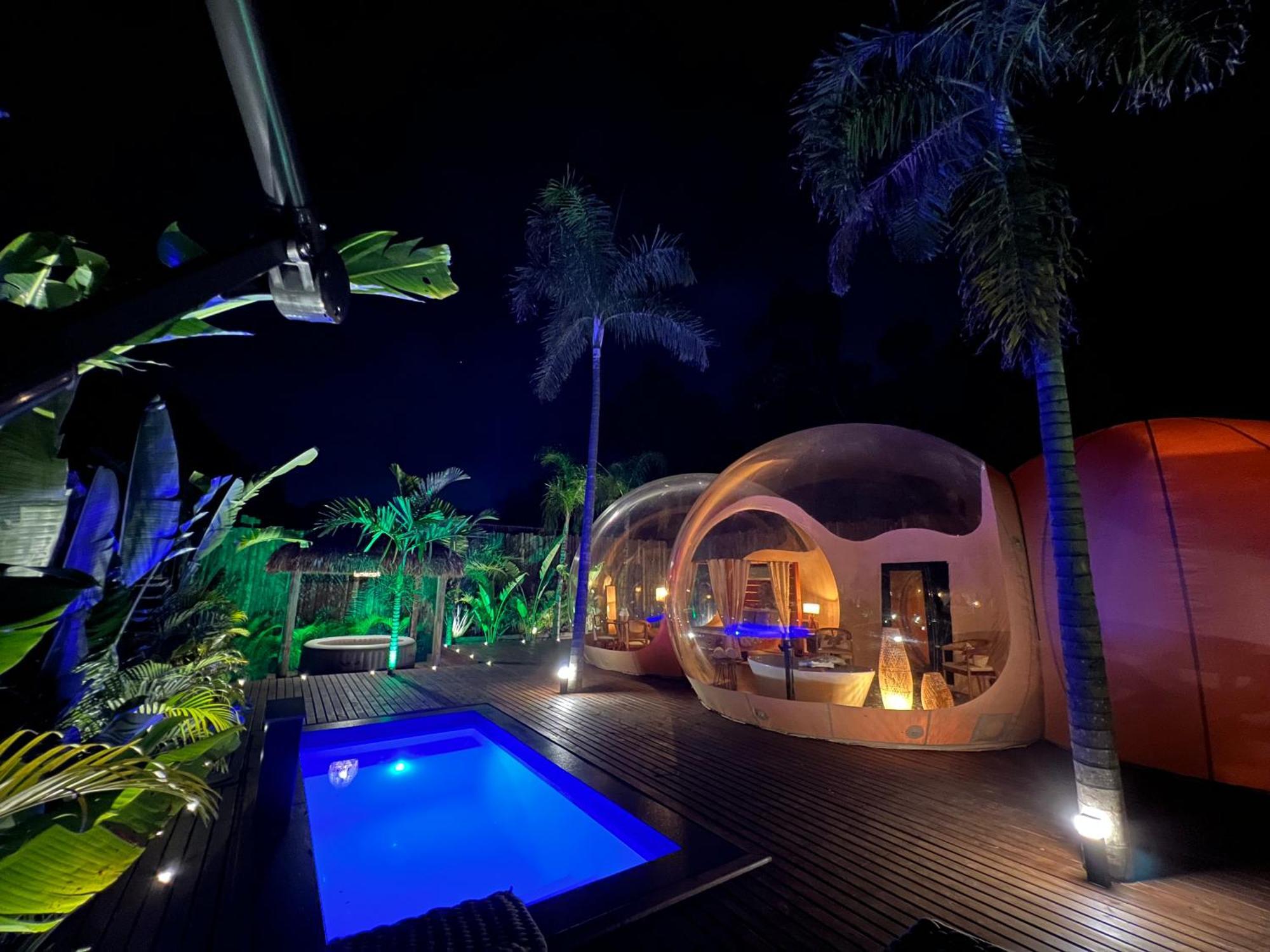 Zion Bubble Glamping Hotel ฟลอเรียนอโปลิส ภายนอก รูปภาพ