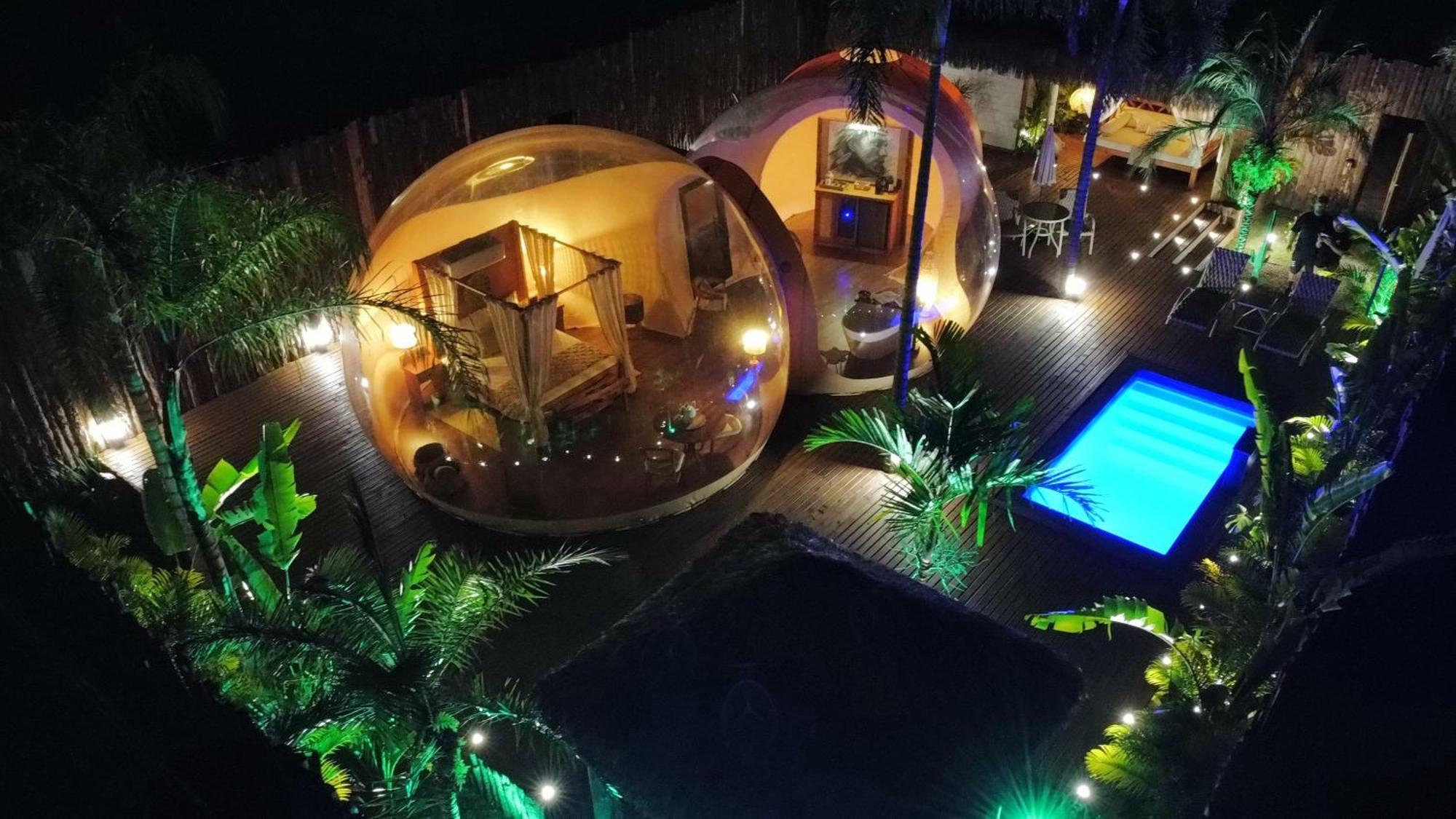 Zion Bubble Glamping Hotel ฟลอเรียนอโปลิส ภายนอก รูปภาพ