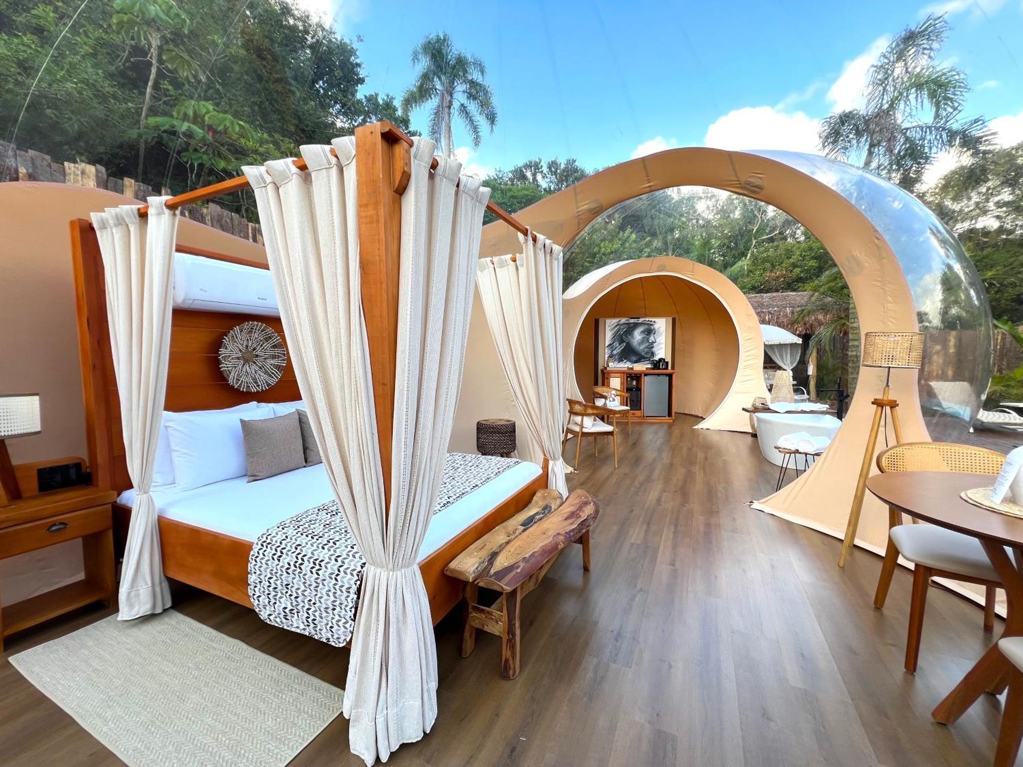 Zion Bubble Glamping Hotel ฟลอเรียนอโปลิส ภายนอก รูปภาพ