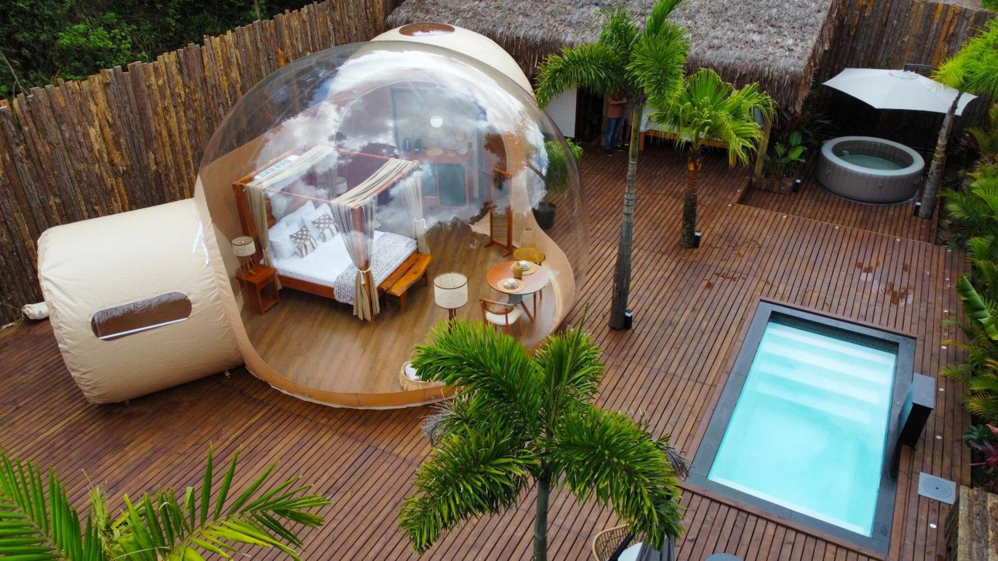 Zion Bubble Glamping Hotel ฟลอเรียนอโปลิส ภายนอก รูปภาพ