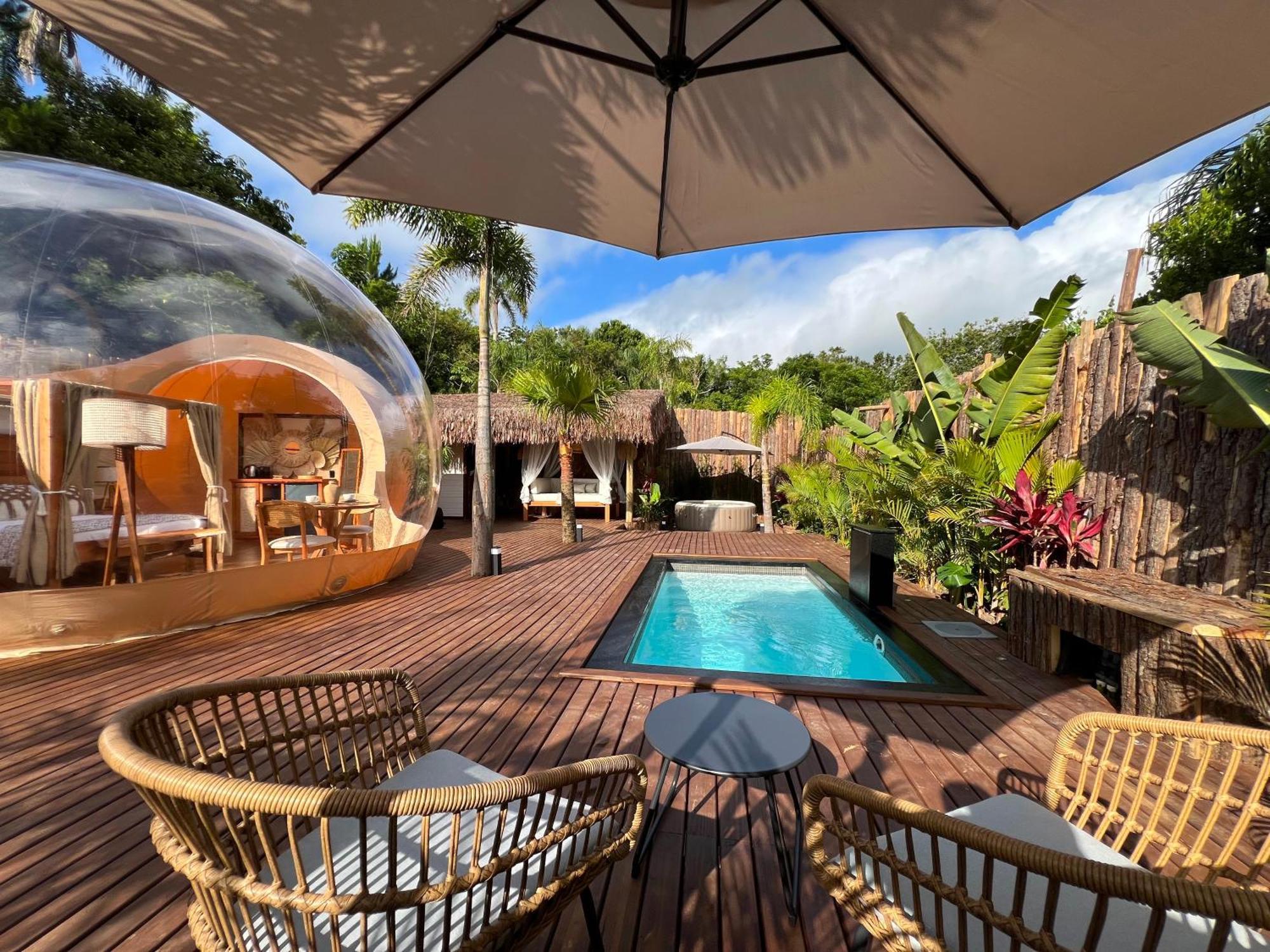Zion Bubble Glamping Hotel ฟลอเรียนอโปลิส ภายนอก รูปภาพ