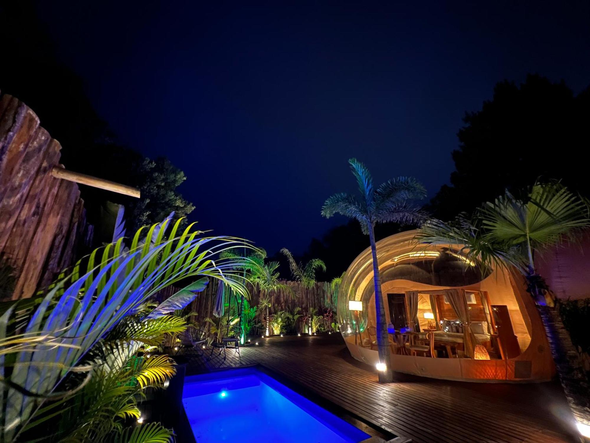 Zion Bubble Glamping Hotel ฟลอเรียนอโปลิส ภายนอก รูปภาพ