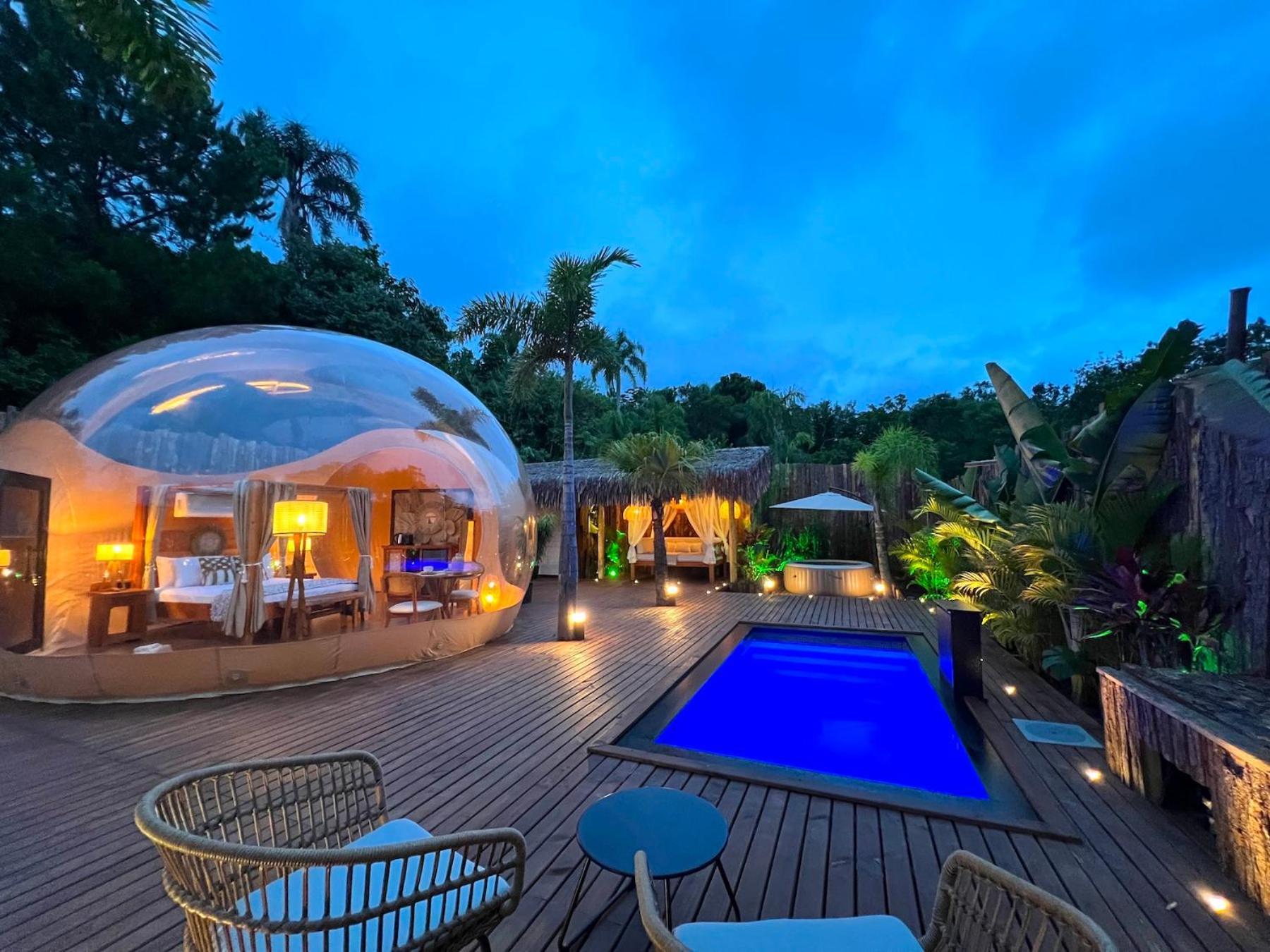 Zion Bubble Glamping Hotel ฟลอเรียนอโปลิส ภายนอก รูปภาพ