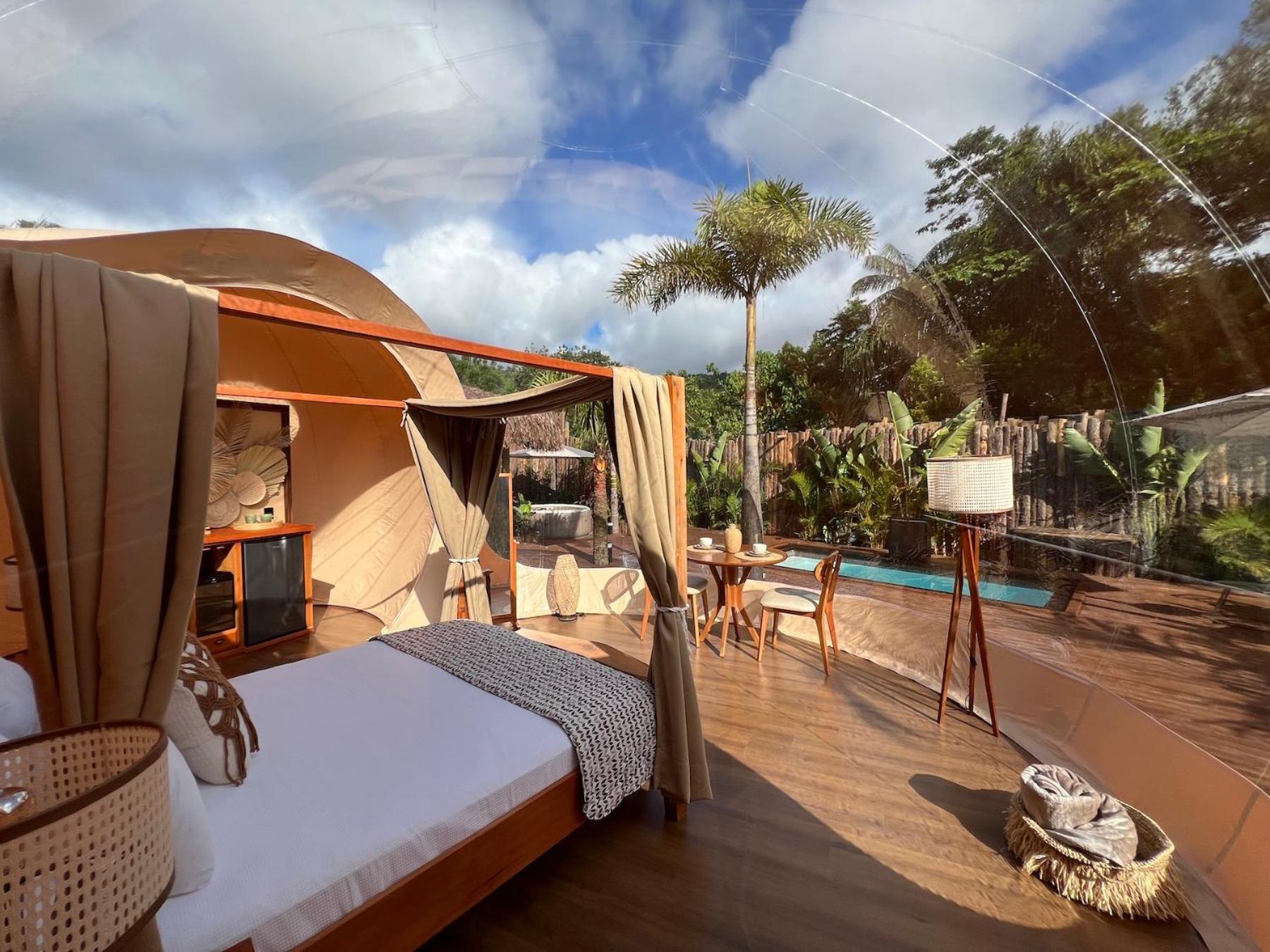 Zion Bubble Glamping Hotel ฟลอเรียนอโปลิส ภายนอก รูปภาพ