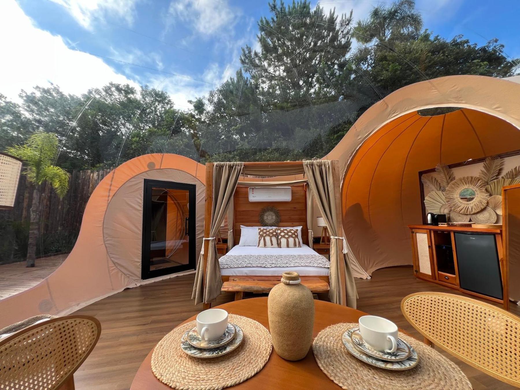 Zion Bubble Glamping Hotel ฟลอเรียนอโปลิส ภายนอก รูปภาพ